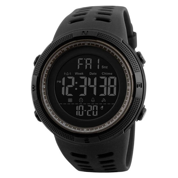 RELOJ SKMEI SILICONA NEGRO SKM-3