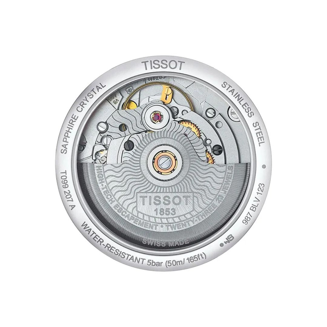 Tissot T0992072211802 para mujer: fondo transparente y movimiento automático