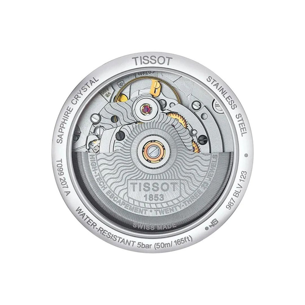 Tissot T0992072211802 para mujer: fondo transparente y movimiento automático