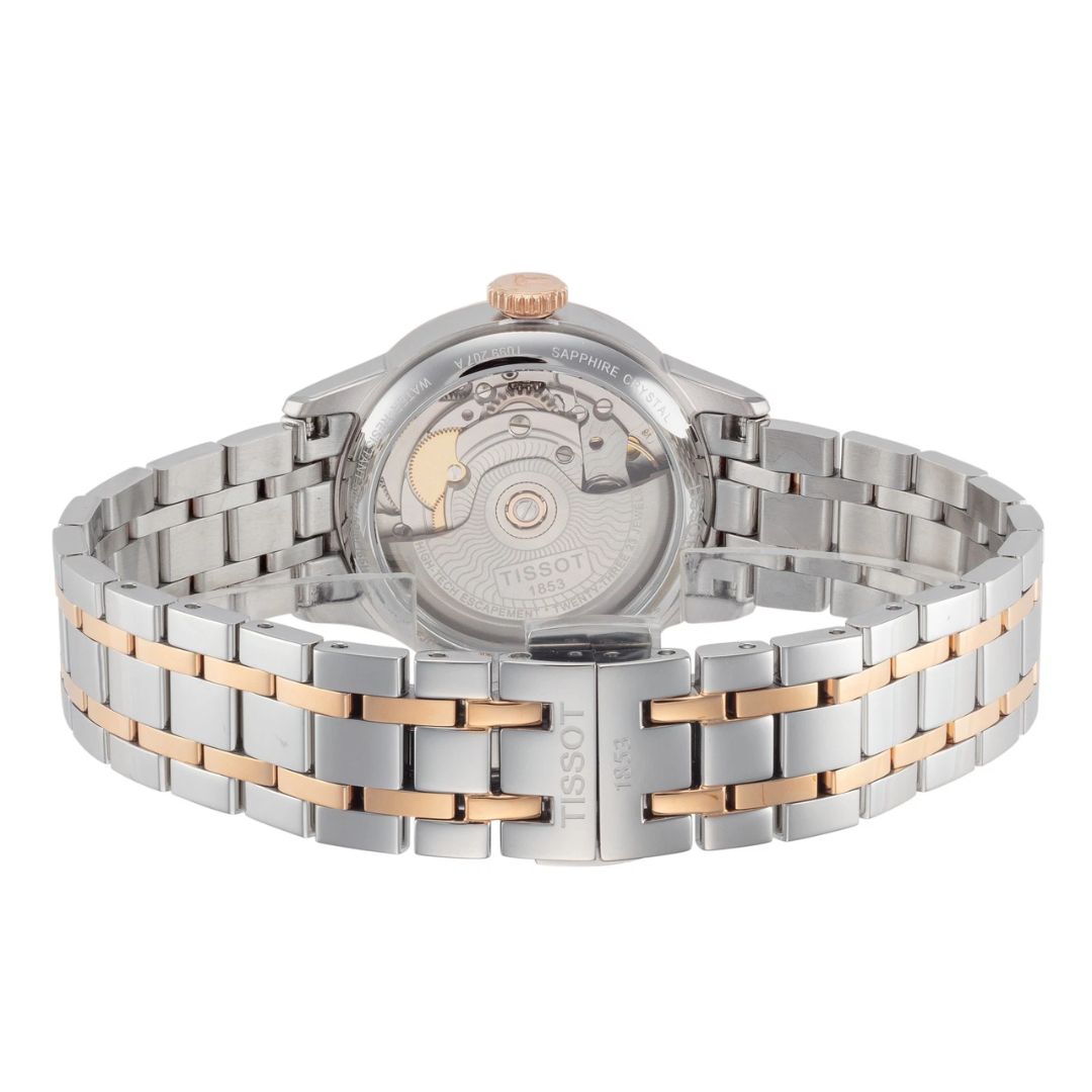 Tissot T0992072211802 para mujer: brazalete abierto y parte posterior
