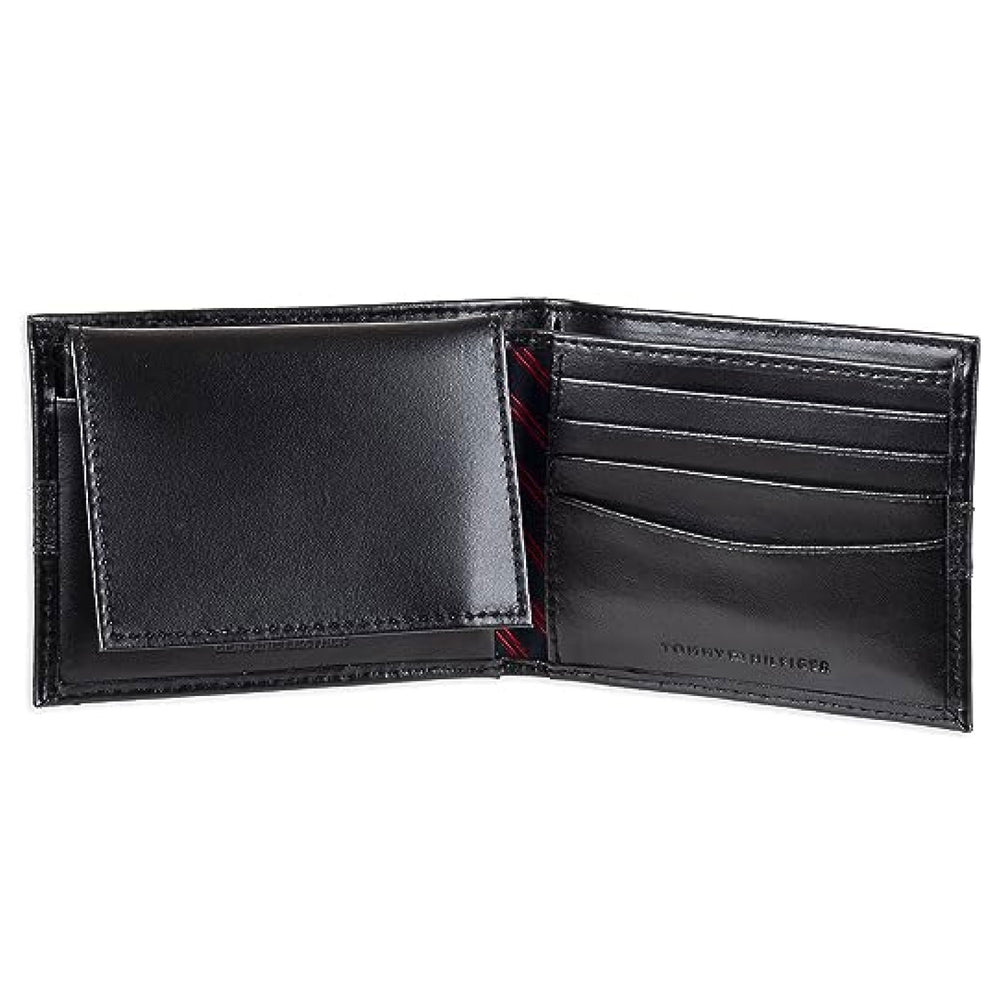 Billetera Tommy Hilfiger Premium TOM-7 Hombre Cuero Negro