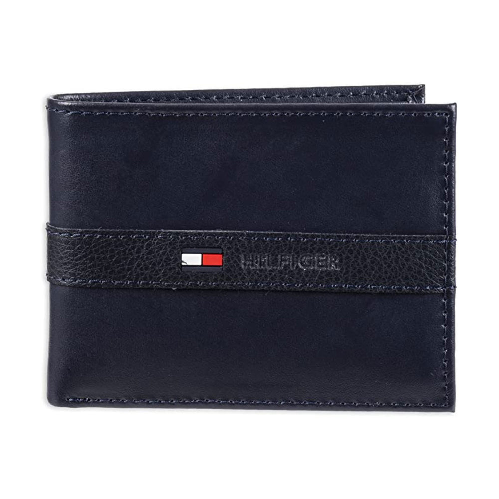 Billetera Tommy Hilfiger Premium TOM-7 Hombre Cuero Negro