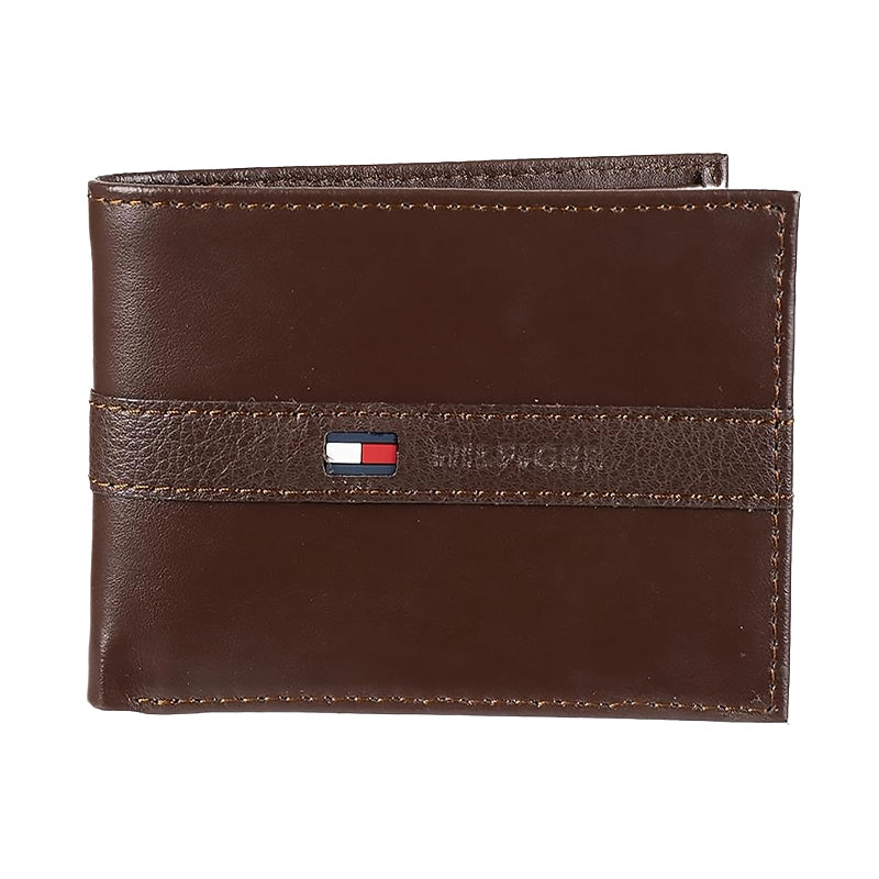 Billetera Tommy Hilfiger Premium TOM-10 Hombre Cuero Marrón