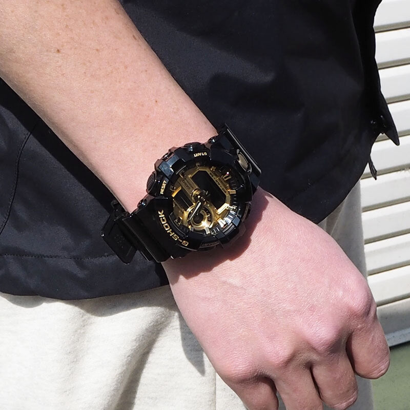 RELOJ G-SHOCK PREMIUN NEGRO DORADO G-S-36