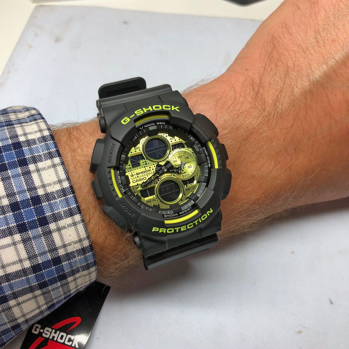 RELOJ G-SHOCK VERDE NEÓN G-S-56