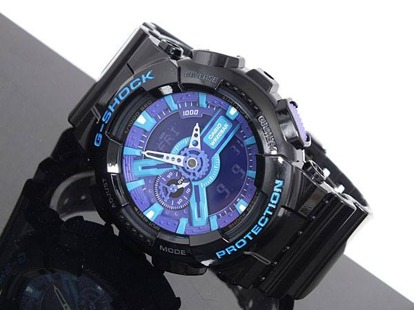 RELOJ G-SHOCK NEGRO MORADO G-S-26