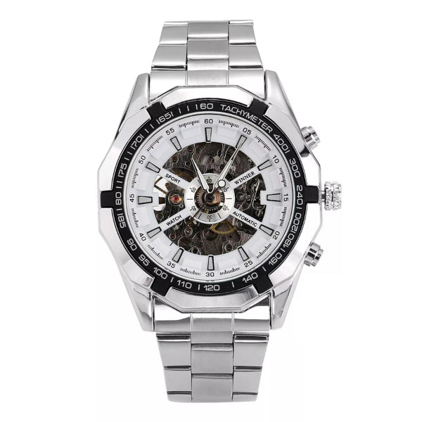 RELOJ WINNER ACERO PLATA WIN-1