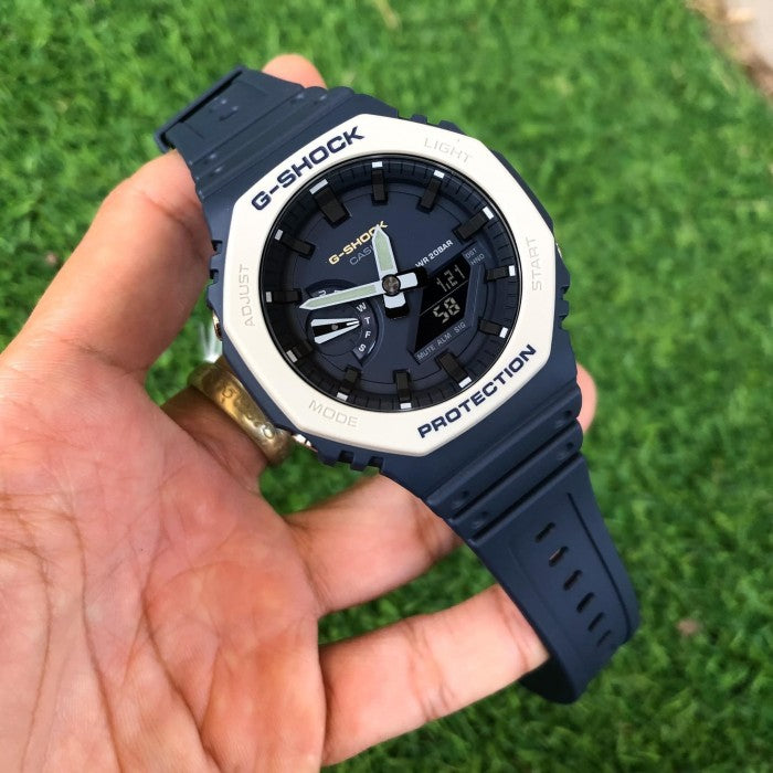 RELOJ G-SHOCK OCTAGONAL AZUL G-S-138