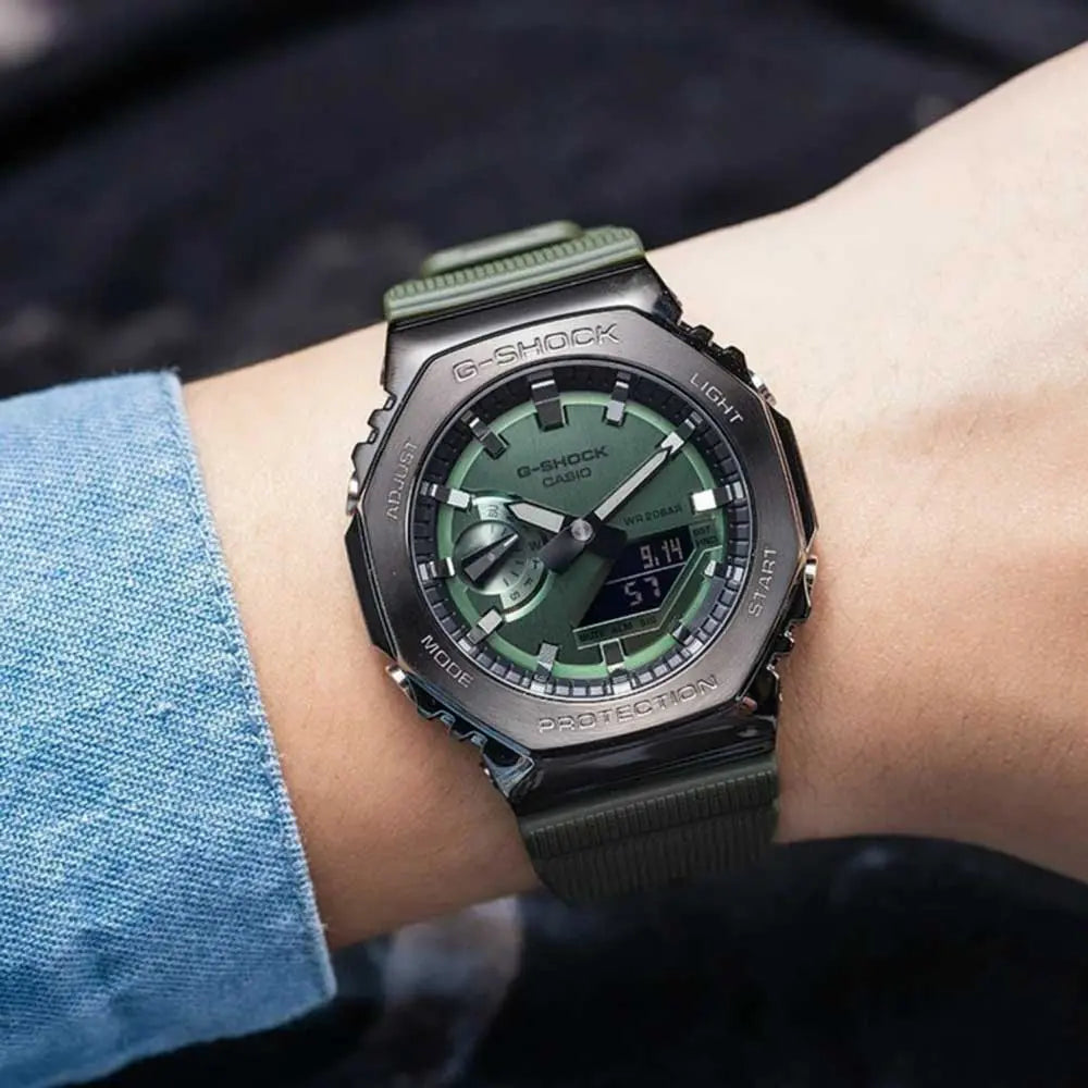 RELOJ G-SHOCK OCTAGONAL STEEL VERDE G-S-147